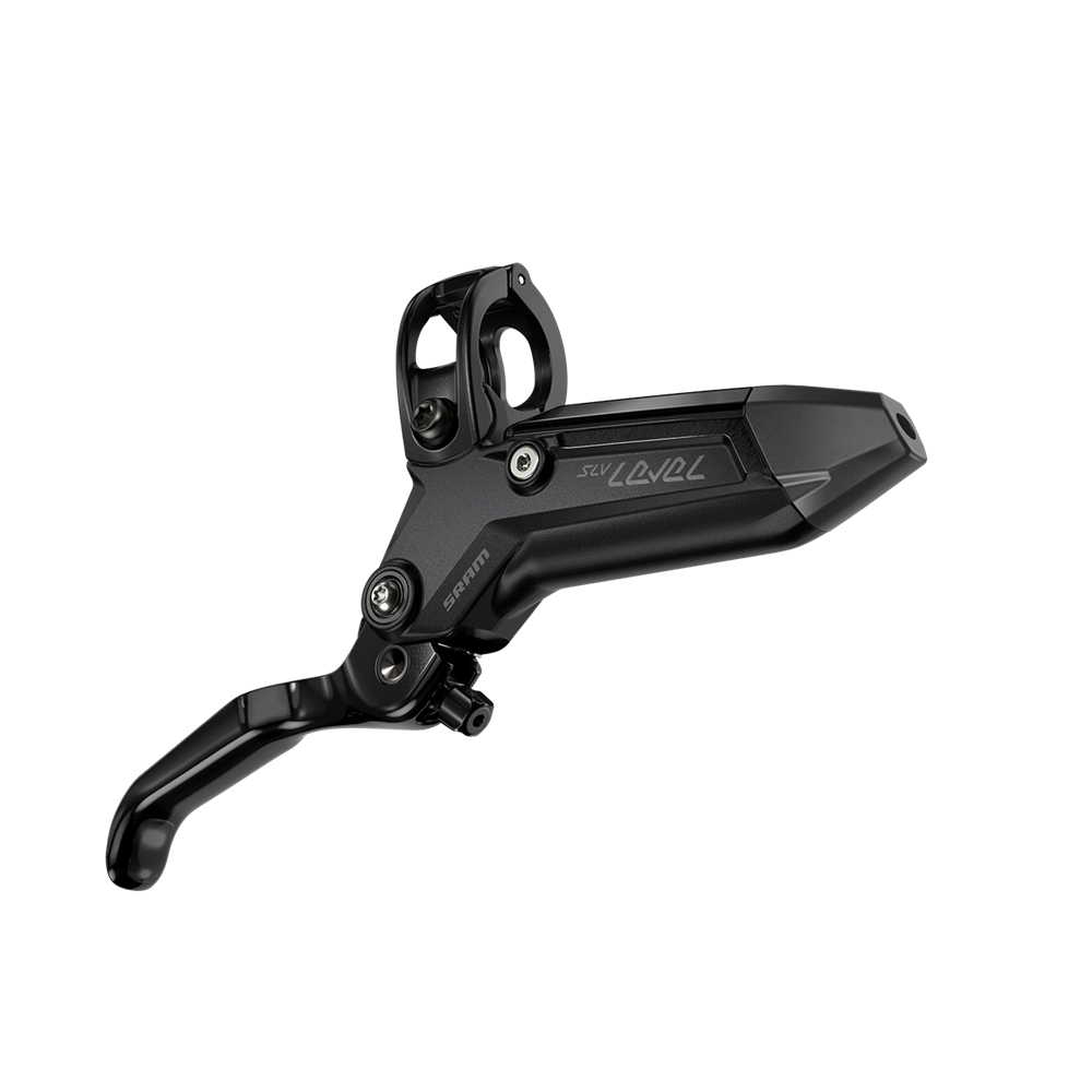SRAM Level Silver Stealth 4 piestikové kotúčové brzdy, čierne, predné