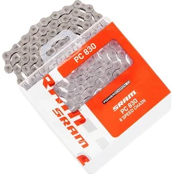 Sram PC830, 114 článků - spojka Power Link 46.2758.114.005 řetěz pro 8mi rychlostní kazetu - Komponenty na kolo - Řetězy