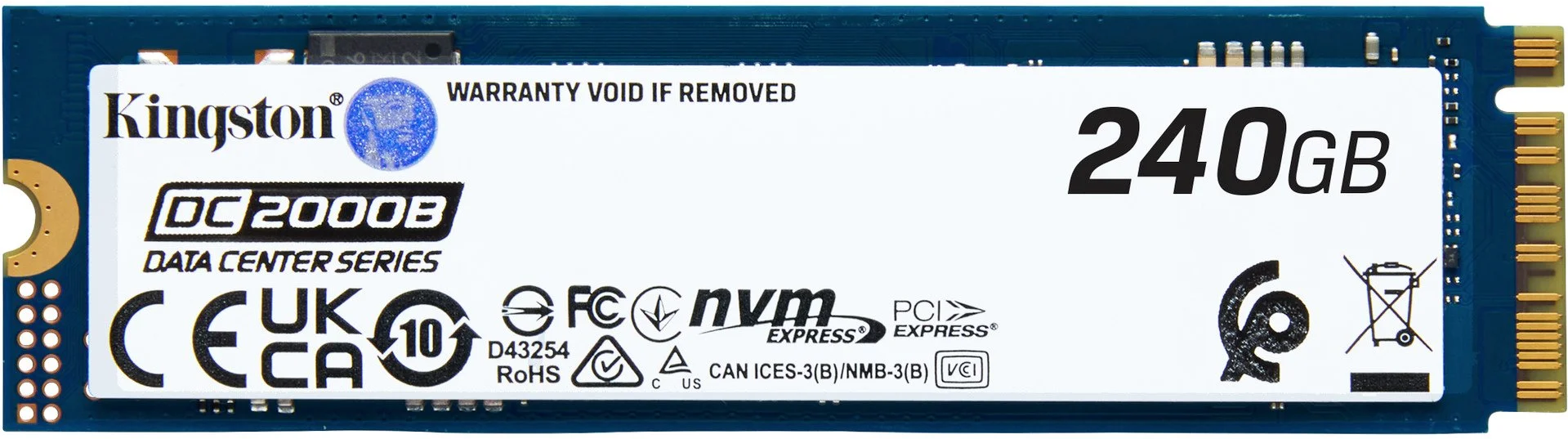 SSD disk Kingston DC2000B 240GB NVMe Enterprise