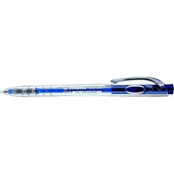 STABILO Guľôčkové pero "Liner 308", modré, 0,3 mm, stláčací mechanizmus