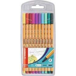 STABILO Liner "Point 88", 10 barev, 0,4mm