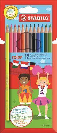 STABILO Súprava pasteliek "Color Swano", šesťhranná, 12 farieb