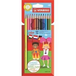 STABILO Súprava pasteliek "Color Swano", šesťhranná, 12 farieb