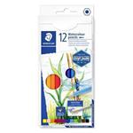 STAEDTLER Akvarelové pastelky "Design Journey", 12 rôznych farieb, sada, šesťhranné