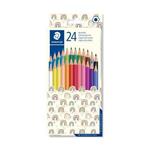 STAEDTLER Barevné pastelky "Pattern Mix", mix, 24 barev, šestihranné 175 PMCD24