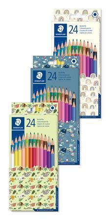 STAEDTLER Barevné pastelky "Pattern Mix", mix, 24 barev, šestihranné 175 PMCD24