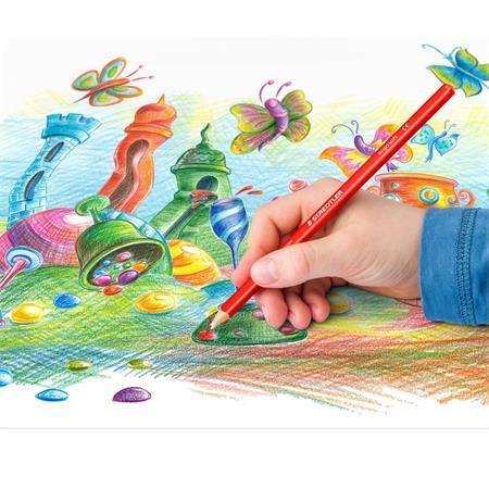 STAEDTLER Farebné ceruzky "Ergo Soft", 12 farieb, trojuholníkové