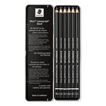 STAEDTLER Grafitové tužky "Mars Lumograph", sada, 6 tvrdostí, šestihranná, umělecká