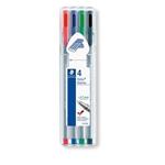 STAEDTLER Liner "Triplus 334 Box" sada, 4 barvy, 0,3mm