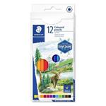 STAEDTLER Pastelky "Design Journey", 12 různých barev, sada, šestihranné