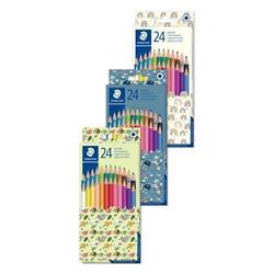 STAEDTLER Pastelky "Pattern Mix", mix, 24 farieb, šesťhranné 175 PMCD24