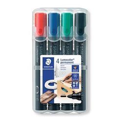STAEDTLER Permanentný popisovač "Lumocolor 352", sada, 4 farby, 2 mm, zúžený hrot