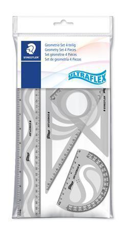 STAEDTLER Sada pravítek "Ultraflex", mix barev, pružná, 4 ks