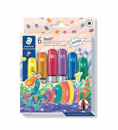 STAEDTLER Voskovky "Noris Club", 6 třpytivých barev, gelové