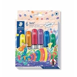 STAEDTLER Voskovky "Noris Club", 6 třpytivých barev, gelové