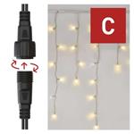 Standard LED spojovací řetěz blikající – rampouchy, 2,5 m