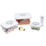 Status 4 dielny set vaku boxov SKLO, biely STA 181021