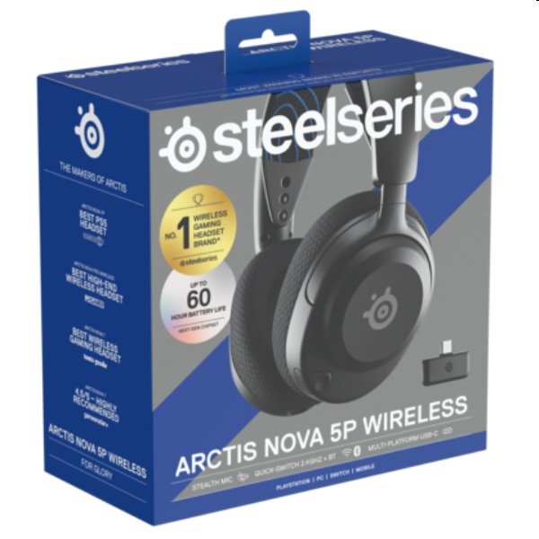 Steelseries Arctis Nova 5P Black