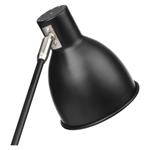 Stojacia lampa EDWARD pre žiarovku E27, 150 cm, čierna