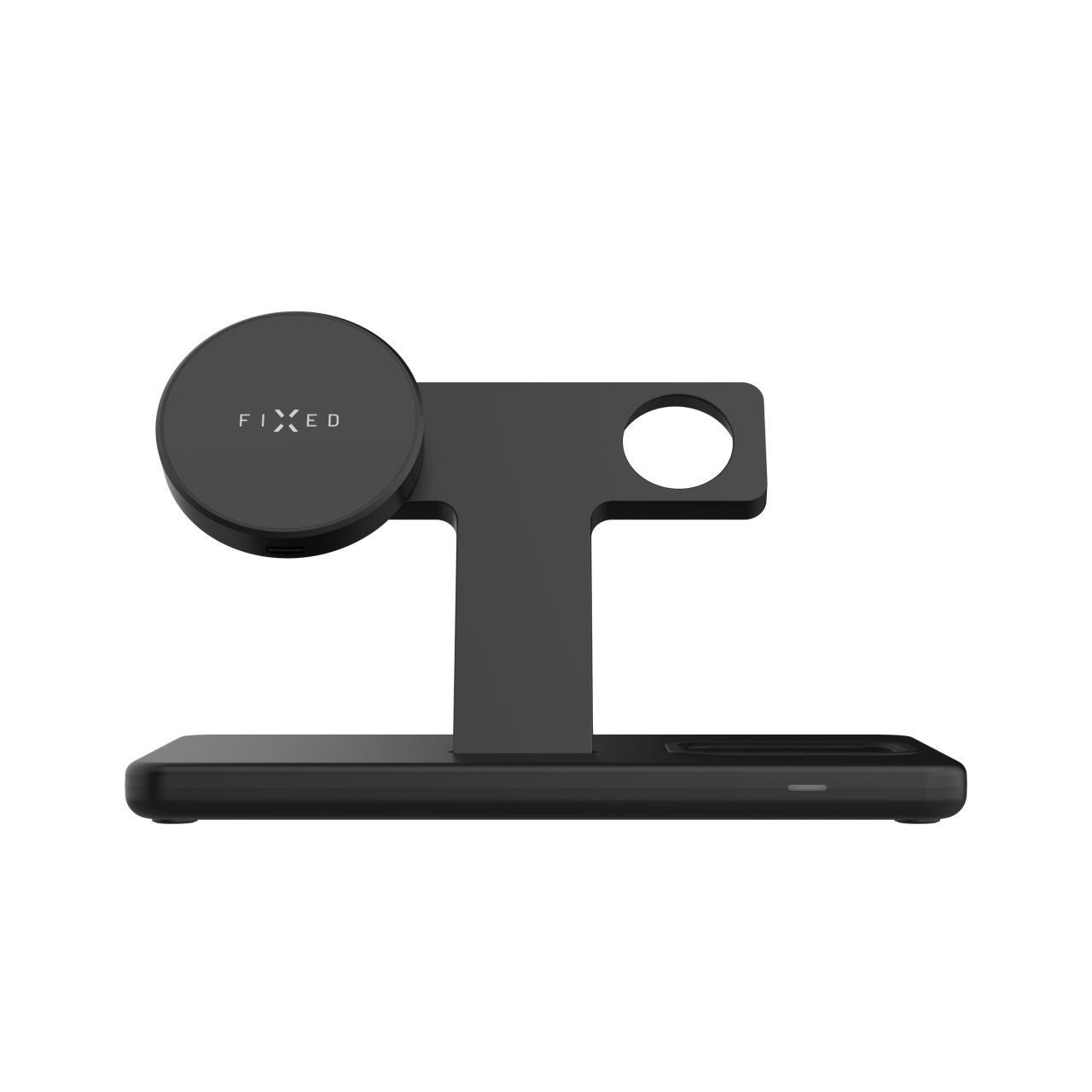Stojan s bezdrôtovým nabíjaním 3v1 FIXED MagSafe, čierny