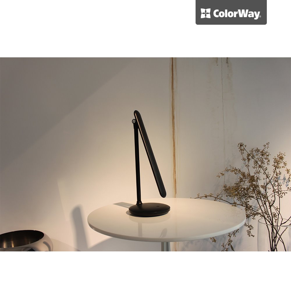 Stolná lampa ColorWay LED, čierna