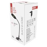 Stolná lampa LED black & home, čierna