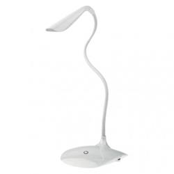 Stolná LED lampa D08 s USB, biela