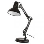 Stolová lampa DUSTIN pre žiarovku E27, čierna