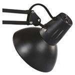 Stolová lampa DUSTIN pre žiarovku E27, čierna