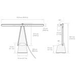 Stolové LED svietidlo BenQ PianoLight R Black