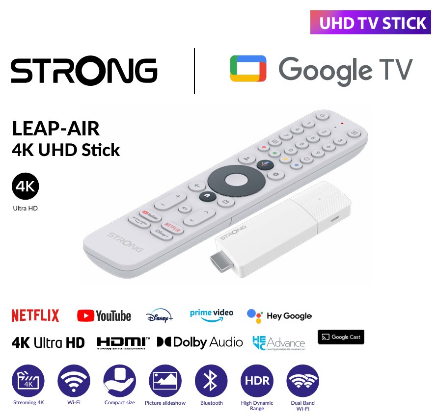Strong 4K Google TV stick LEAP-AIR