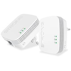Strong sada 2x Powerline 600 DUO MINI/ 600 Mbit/s/ 1x LAN/ biela