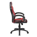 Studentská herní židle Red Fighter C6, černo-červená