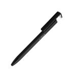 Stylus pero 3 v 1 so stojanom FIXED Pen, antibakteriálny povrch, hliníkové telo, čierna farba