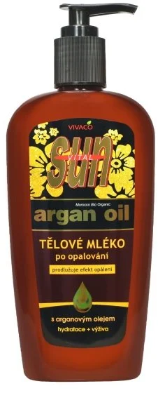 Sun Vital Telové mlieko po opaľovaní s organickým arganovým olejom