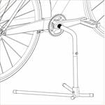SuperB - Stojan na bicykel pre stredovú nápravu - TB-1635