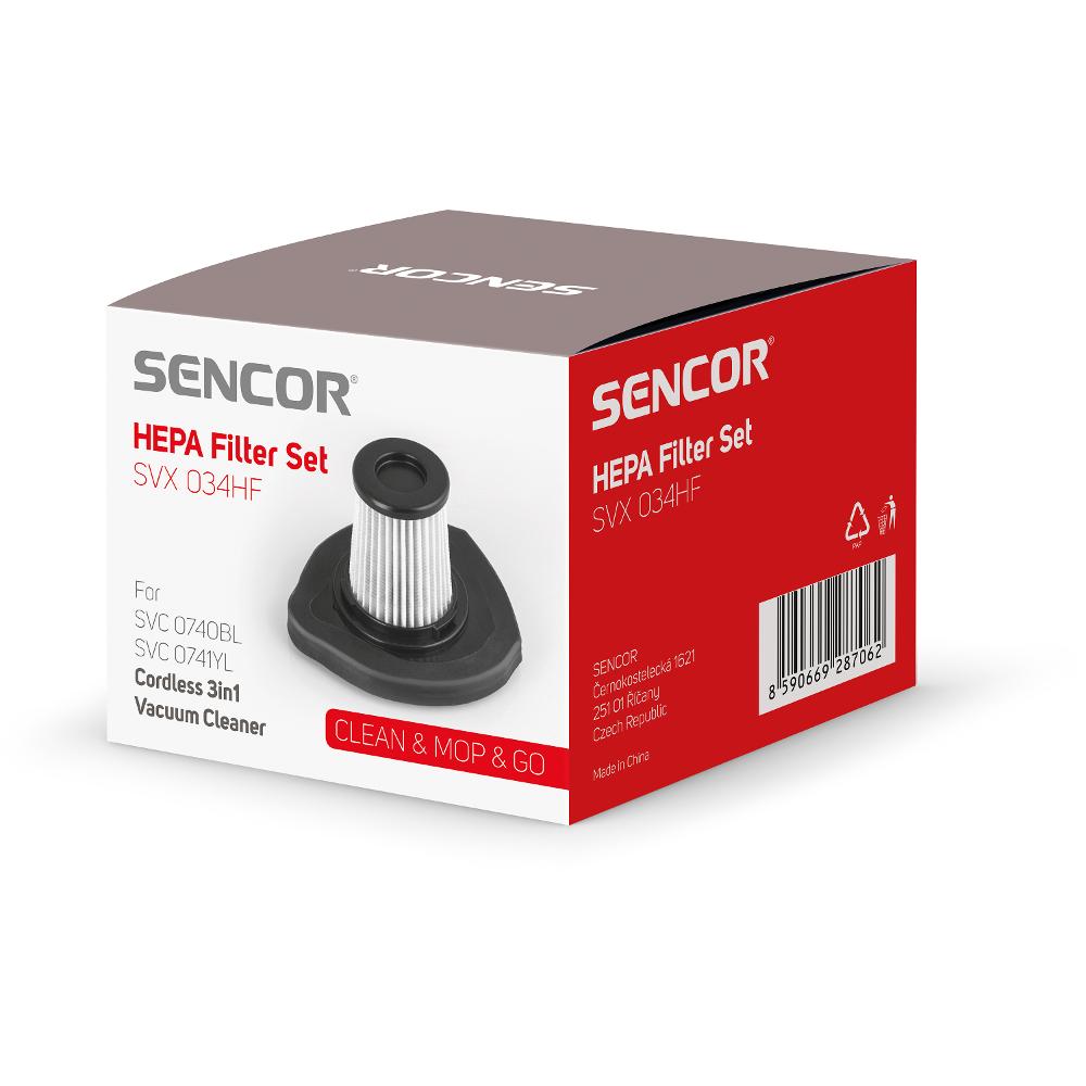 Súprava HEPA filtrov Sencor SVX 034HF pre SVC 074x