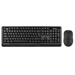 Súprava klávesnice a myši A4Tech FG1012S, bezdrôtová, čierna, CZ/SK