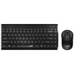 Súprava klávesnice a myši Genius LuxeMate Q8000, čierna, bezdrôtová, CZ/SK