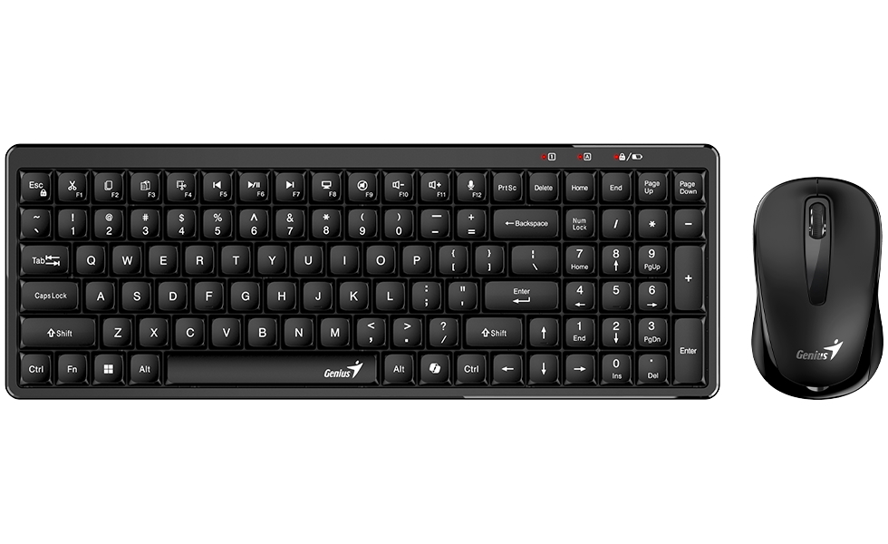Súprava klávesnice a myši Genius LuxeMate Q8100, bezdrôtová, CZ/SK