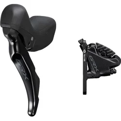 Súprava radenia a brzdenia SHIMANO GRX ST-RX400 2x10 rýchlostí - ľavý predný strmeň BR-RX400 polymér + chladič