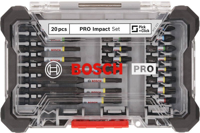 Súprava skrutkovacích bitov BOSCH PRO Impact, 20 ks (2.608.521.U74)