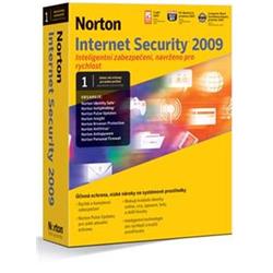 SW NORTON INTERNET SECURITY 2009 CZ 2 roky