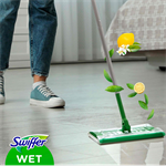 Swiffer Wet Citrus Fresh Náhradní vlhčené ubrousky na podlahu, 10 ks
