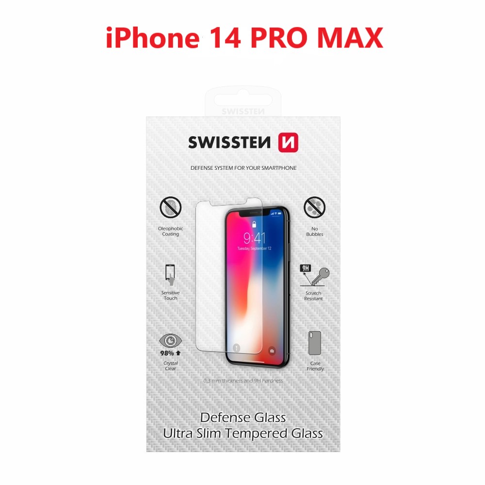 Swissten 2.5D sklo Apple iPhone 14 Pro Max