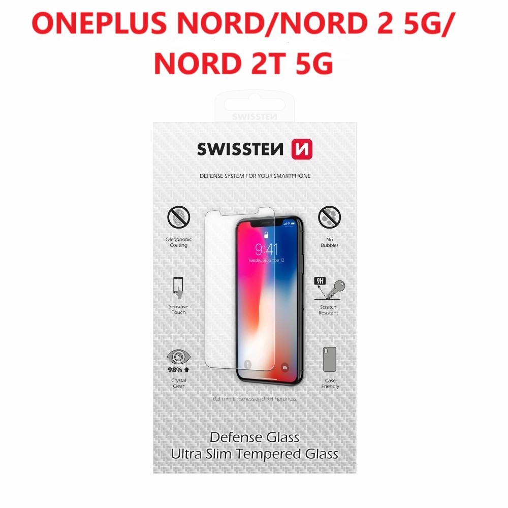 Swissten 2.5D sklo OnePlus Nord / 2 / 2T