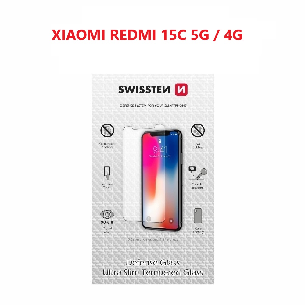 Swissten 2.5D sklo Xiaomi Redmi 15C