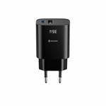 Swissten adaptér Edge GaN 35W, černý  