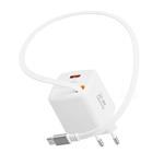 Swissten adaptér SlideCharge 30W, bílý  