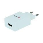 Swissten adaptér Smart IC 1× USB + USB-C, bílý  